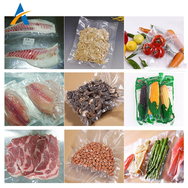 Industrial Fish Vacuum Packaging Machine Food Vacuum Packer Machine Double Chamber Meat Vacuum Packing Machine